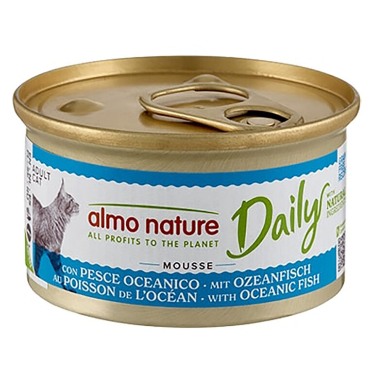 Almo Nature Daily Menu 24 x 85 g - Pack Ahorro - Mousse con pescado del océano