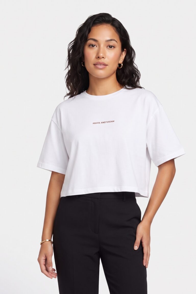 amaya amsterdam bailey t-shirt whitecamel | camisetas de seda outlet | mujer | blanco