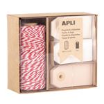 Apli Caja Cuerda Apli + Etiquetas Nature