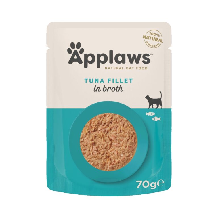 Applaws Cat Natural en caldo 48 x 70 g - Pack de prueba - Filete de atún