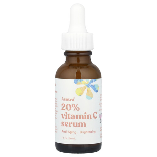 Asutra Sérum con 20% de vitamina C, 30 ml (1 oz. Líq.)