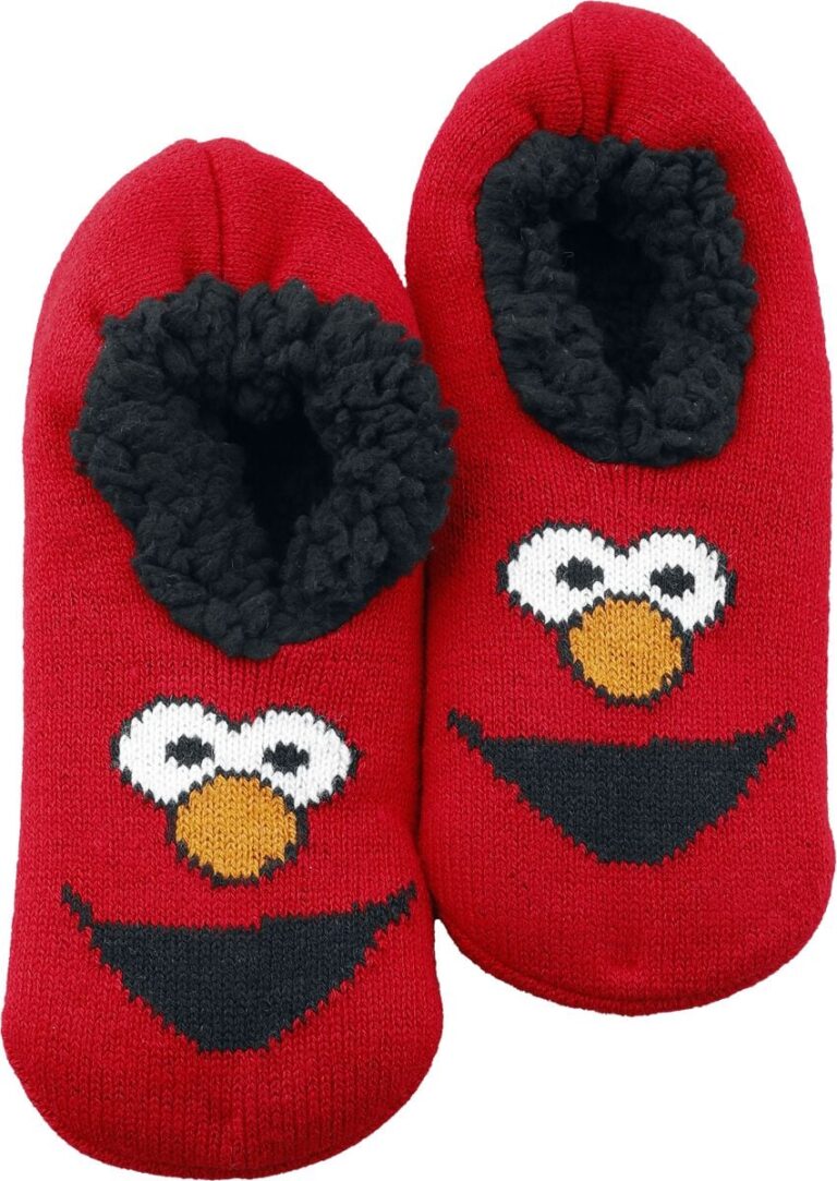 Barrio Sesamo Calcetines de Barrio Sesamo - Elmo - EU 35-38 EU 39-42 - para multicolor