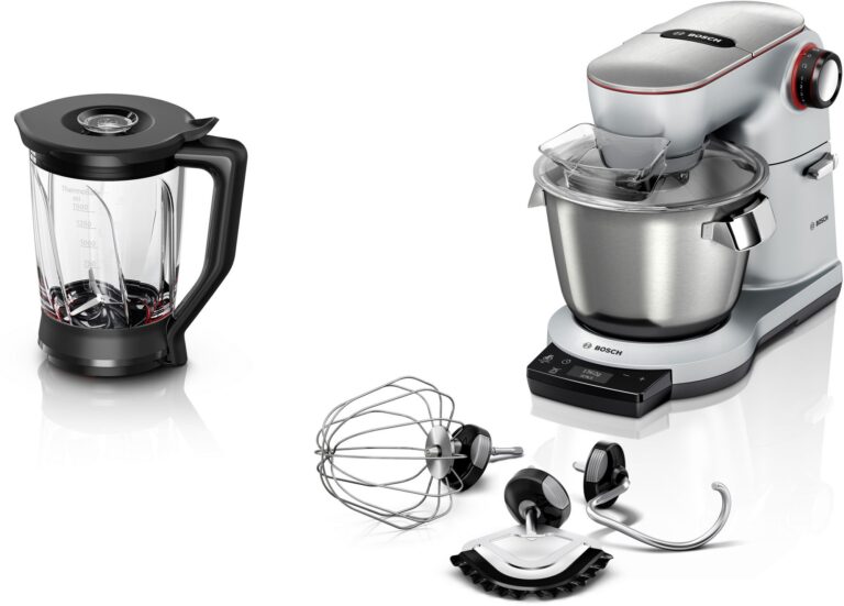 bosch Serie 8 Robot de cocina con báscula OptiMUM 1600 W Plata, Negro MUM9YX5S12