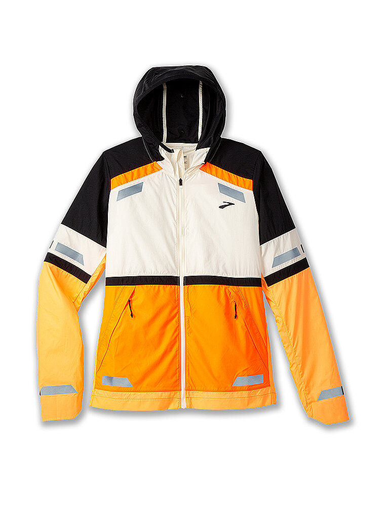 Brooks Chaqueta de running para mujer Run Visible 2.0 blanco