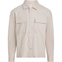 Calvin Klein Linen Lyocell Over Shirt - Grey