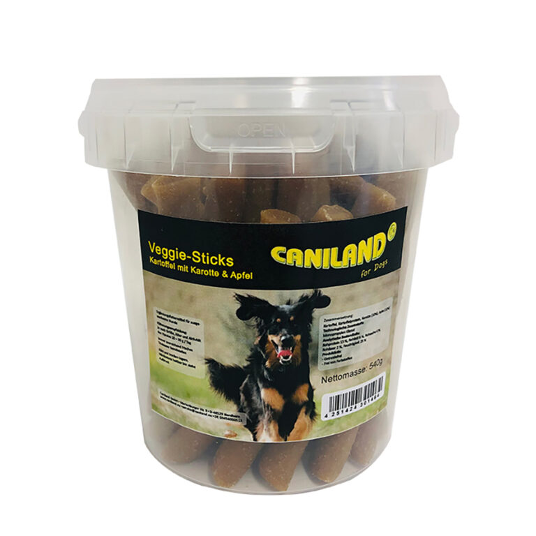 Caniland barritas vegetarianas snacks para perros - 2 x 540 g - Pack Ahorro