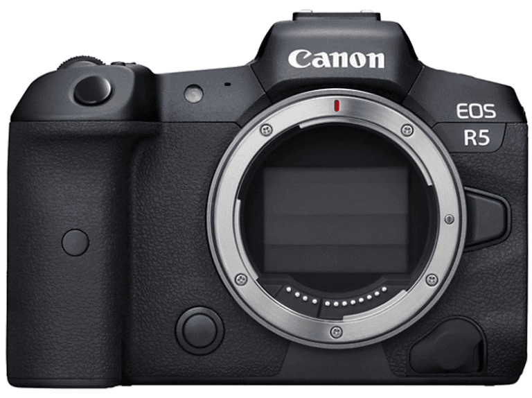 Canon Cámara EVIL - Canon EOS R5, Cuerpo, 45 megapixel, CMOS, 8 cm, Digic X, WiFi, Vídeo 8K, Negro