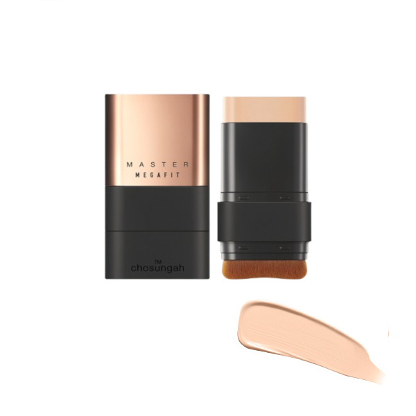 Chosungah BEAUTY [CHOSUNGAH TM] Mega Fit Stick Foundation Master SPF50+ PA++++ - 16g - 01 Light Beige