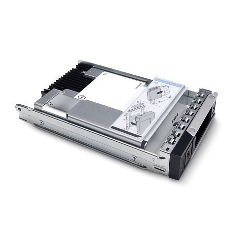 Dell 960GB SSD SATA Mixed Use 6Gbps 512e 2.5in with 3.5in 345-BGV