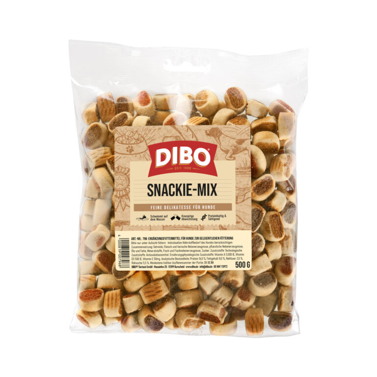 Dibo Snackie Mix - 4 x 500 g - Pack Ahorro