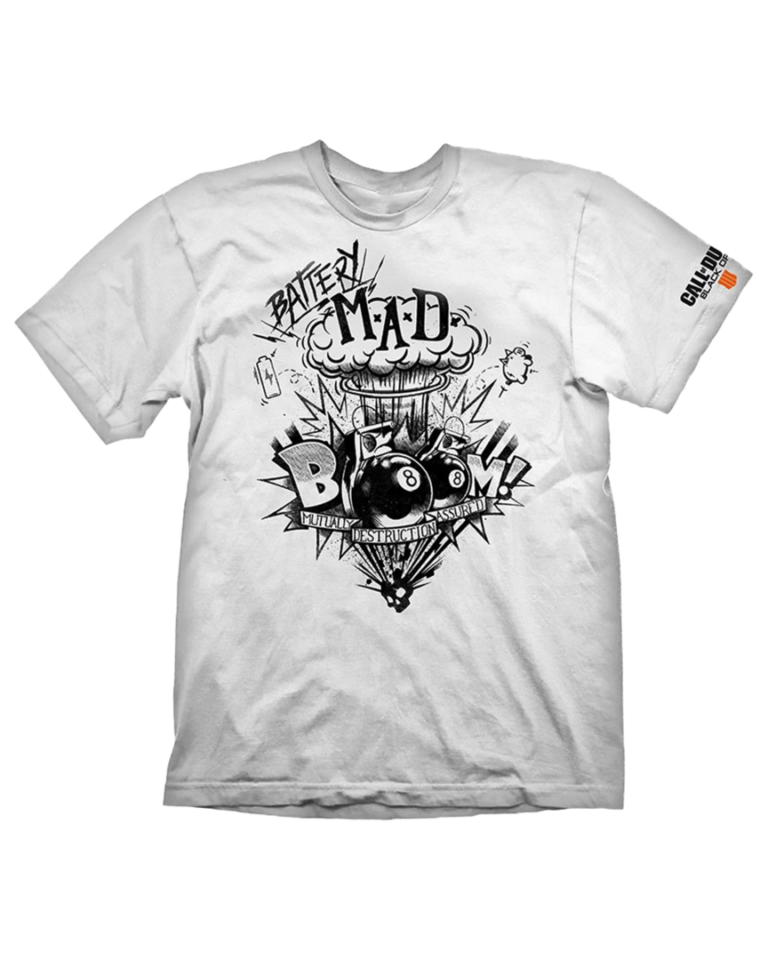 Difuzed Camiseta Battery Mad Call of Duty: Black Ops 4 Talla
