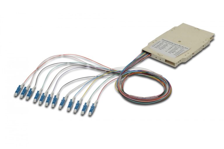 Digitus Bandeja de empalme de fibra óptica con 12 pigtails A-96533-02-UPC-4