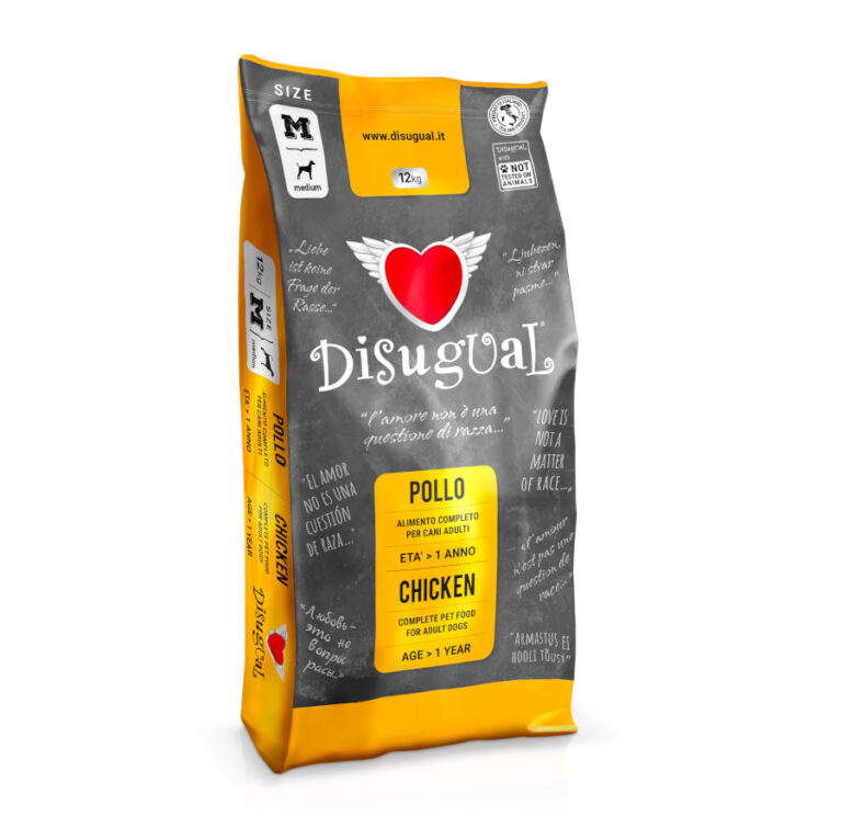 Disugual 12 kg Disugual Medium Adult Pollo pienso para perro