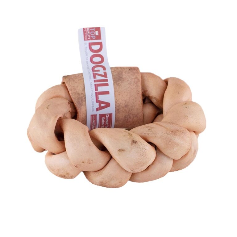 Dogzilla 4 huesos Dogzilla hueso donut trenzado de cordero para perros ¡Pack Ahorro!