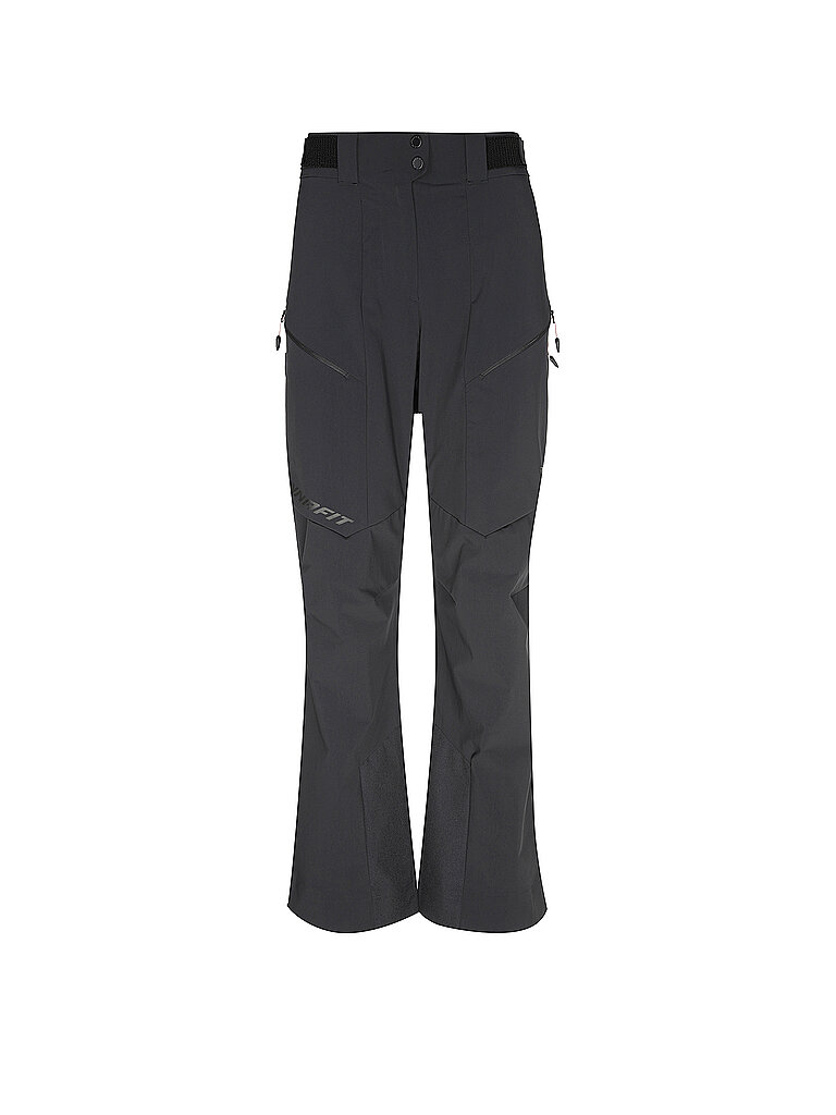 Dynafit Pantalón de esquí de travesía softshell Ridge DST para mujer negro
