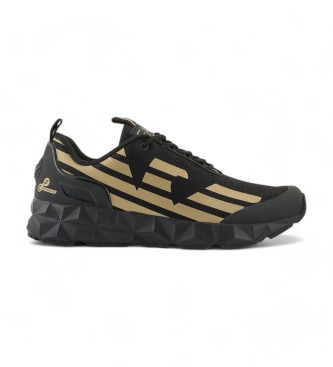 EA7 unisex. X8X033 XCC52 Zapatillas Ultimate C2 Kombat negro (39 1/3), Plano, 1 a 3cm, Cordones, Casua