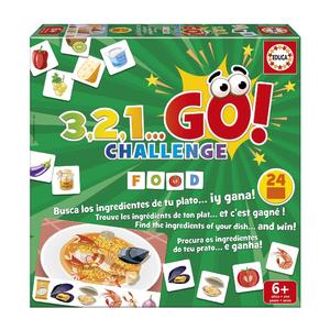 Educa BORRAS Educa Borrás - 3, 2, 1… Go! Challenge Food - Juego de mesa