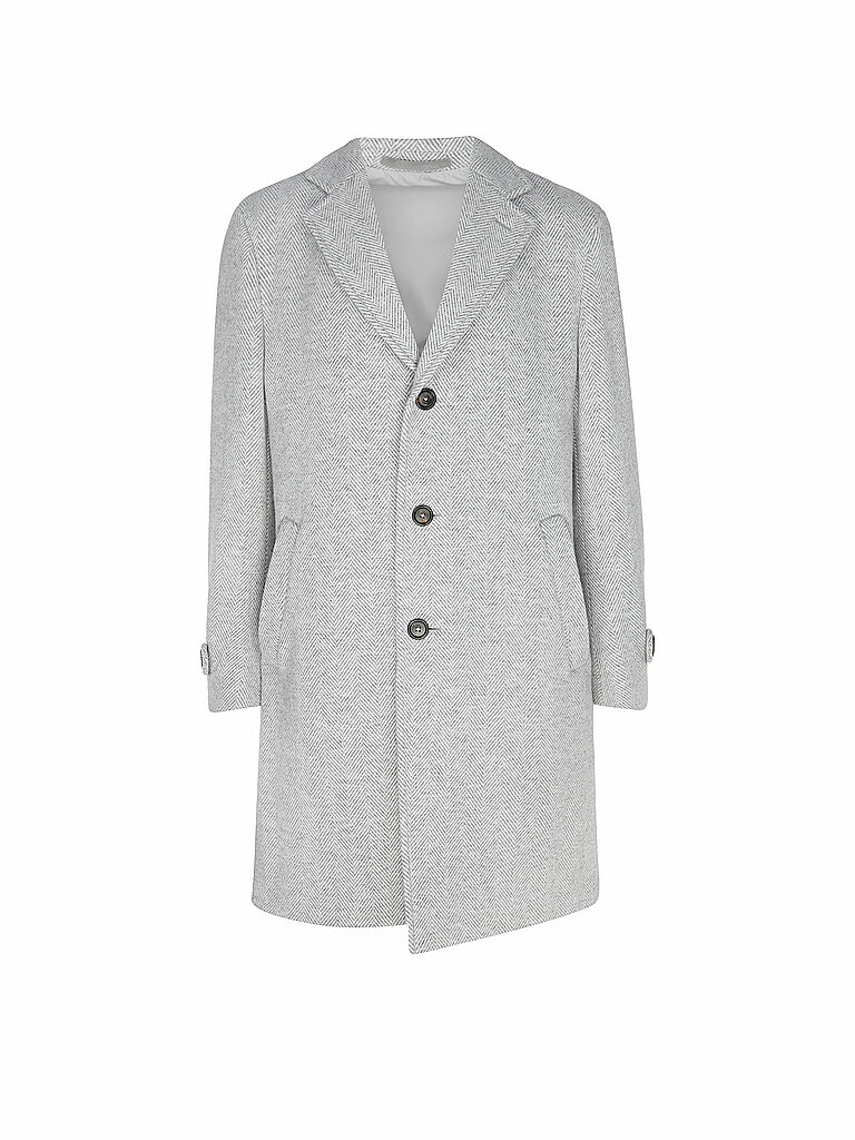 Eleventy Wollmantel gris claro 52