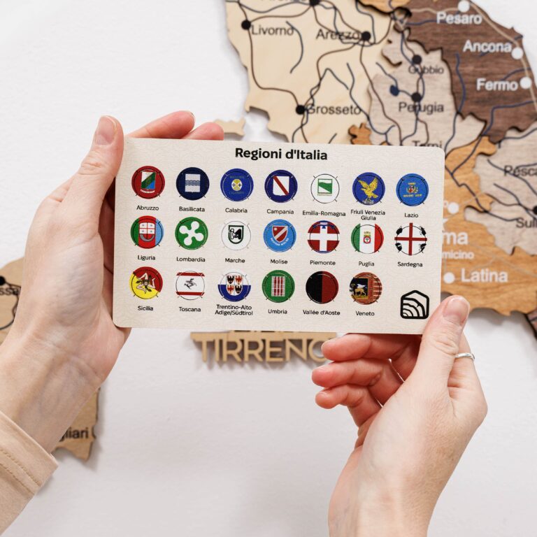 Enjoy The Wood Italy Flag Pin
