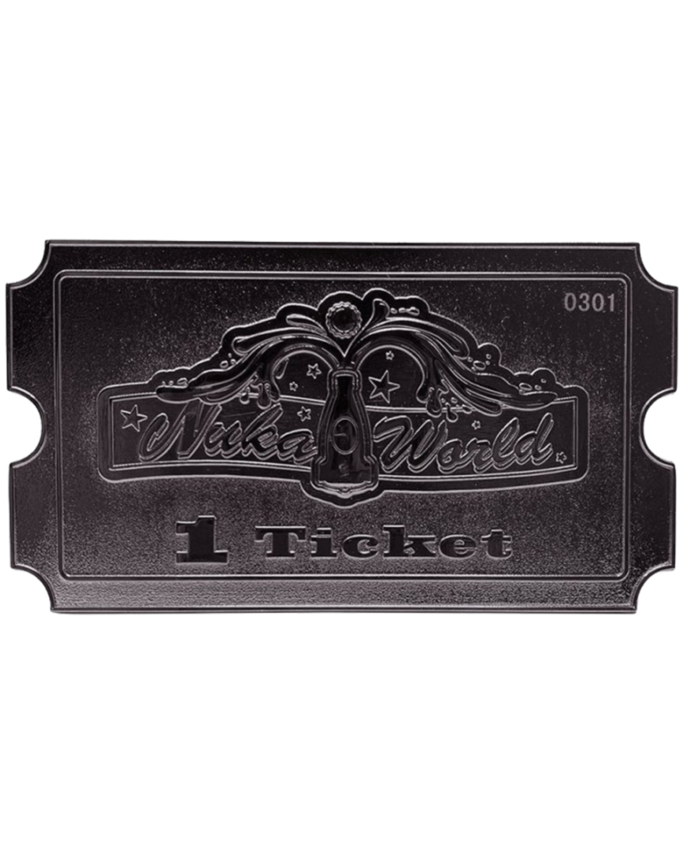 Fanattik Réplica Ticket Plateado Fallout Nuka World