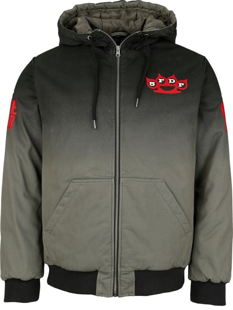 Five Finger Death Punch Chaqueta de Invierno de Five Finger Death Punch - EMP Signature Collection - S XXL - para Hombre - gris/negro