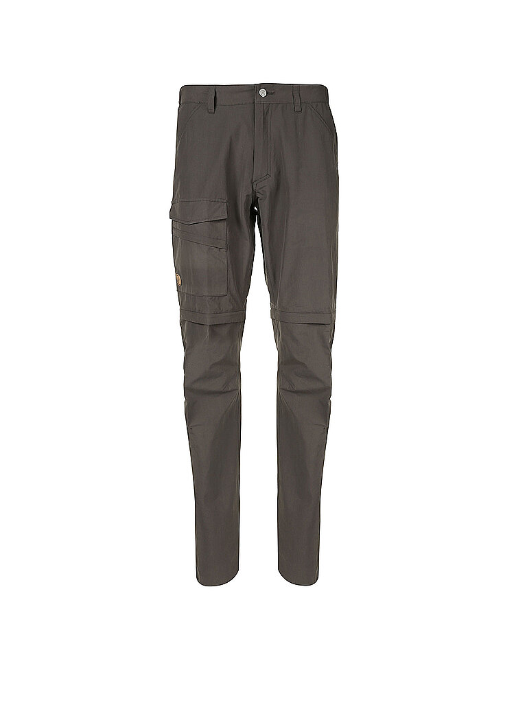 Fjällräven Pantalones de senderismo convertibles para hombre Traveller Light Z.O. gris 48