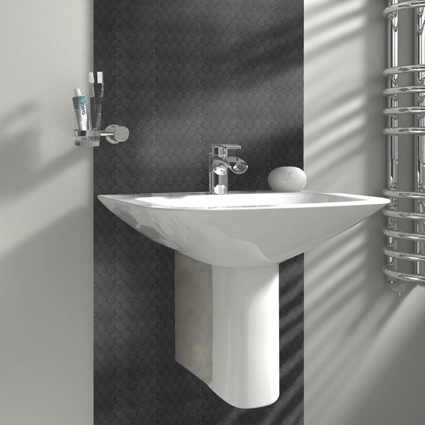 goodhome Malla albena cristal negro 30x30 c