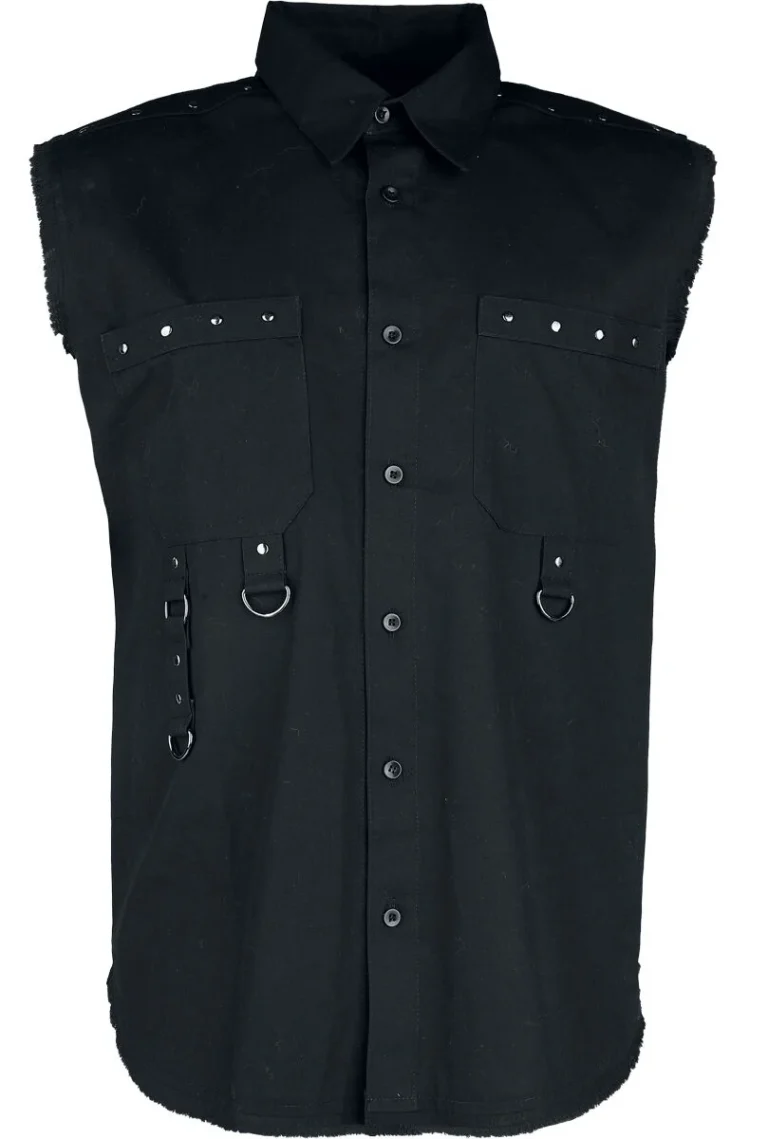 Gothicana by EMP Camisa manga Corta Gótico de Gothicana by EMP - Sleeveless Shirt - M XXL - para Hombre - Negro