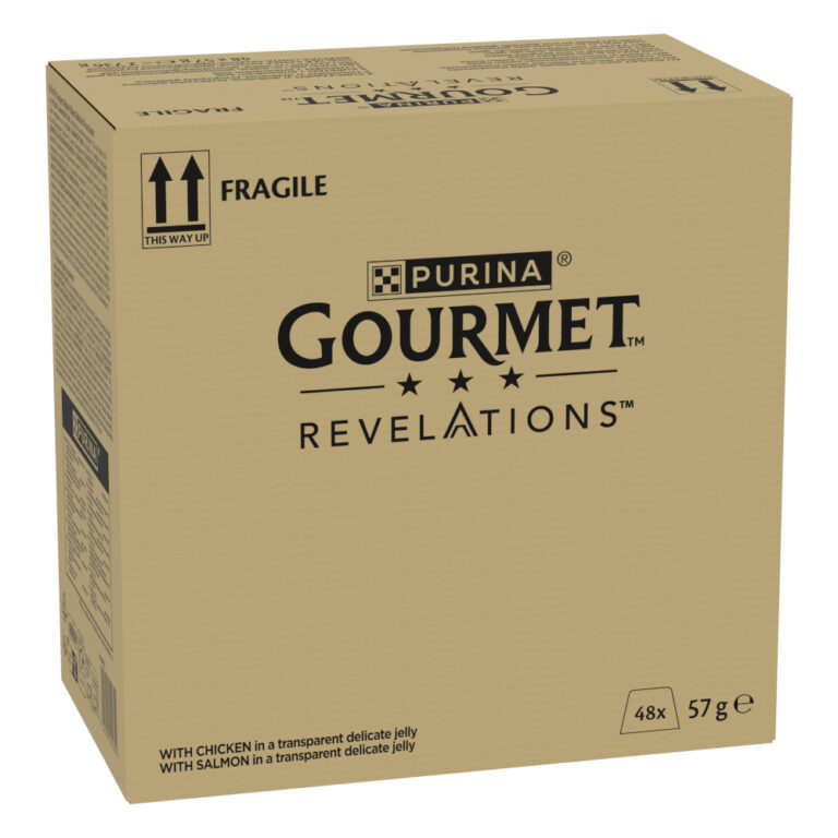Gourmet Megapack Gourmet Revelations Fine Cuts 48 x 57 g - Pollo y salmón