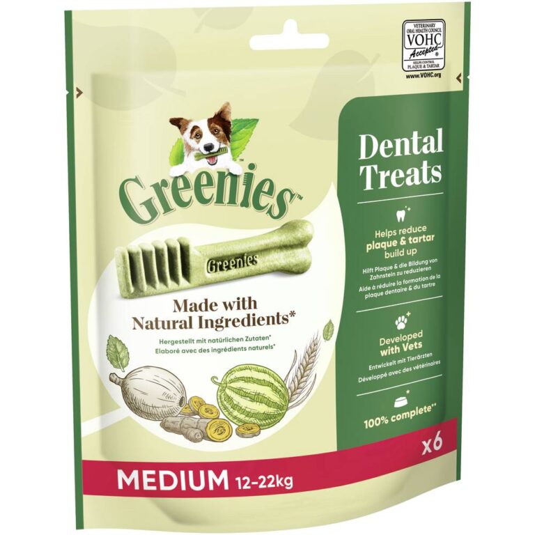 Greenies snacks dentales para perros 170 g / 340 g - Pack Ahorro - Medium 3 x 170 g (18 uds.)