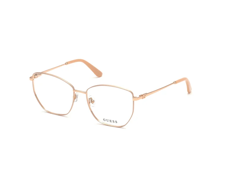 Guess Mujer Guess 028 Monturas ópticas Metal Oro Cuadrada Norma