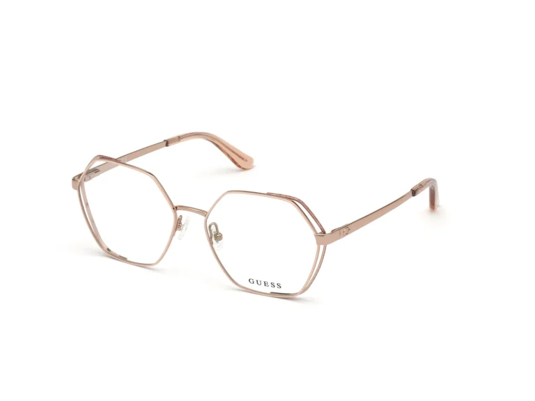 Guess Mujer Guess 028 Monturas ópticas Metal Oro Geométrico Norma