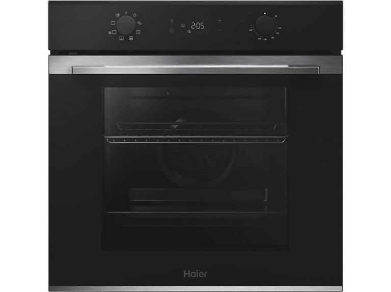 Haier Horno - Haier ID Series 2 H6 ID2P3T1HTX, Multifunción, Limpieza por agua, 78 l, Cavidad XXL, 9 funciones, 60 cm, Negro
