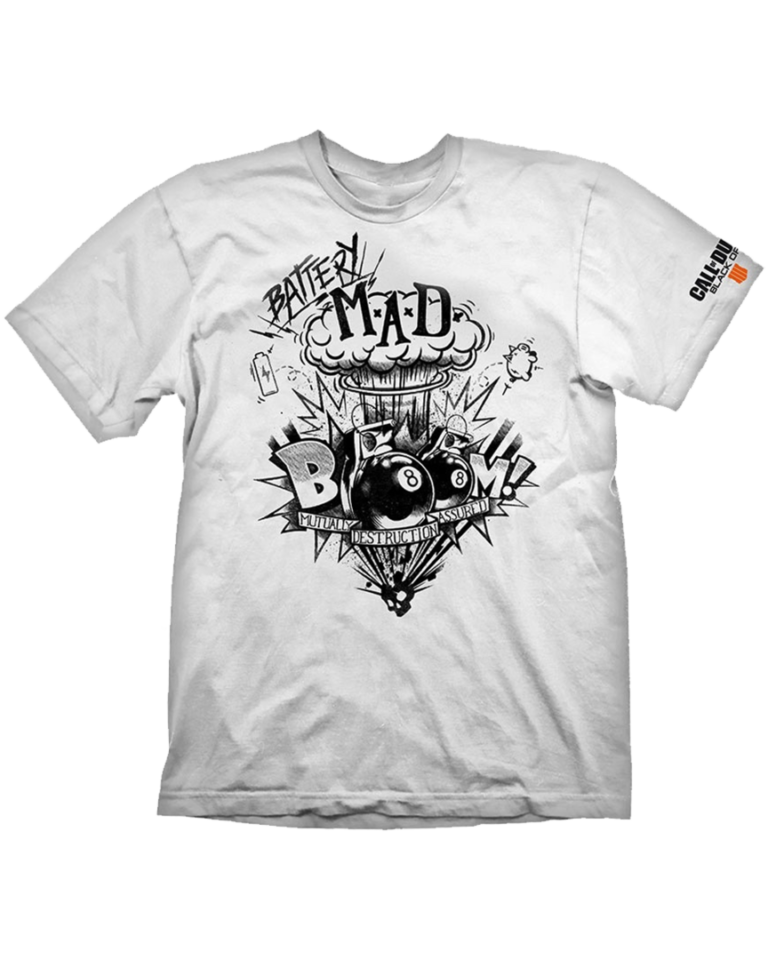 kochmedia Camiseta Battery Mad Call of Duty: Black Ops 4 Talla
