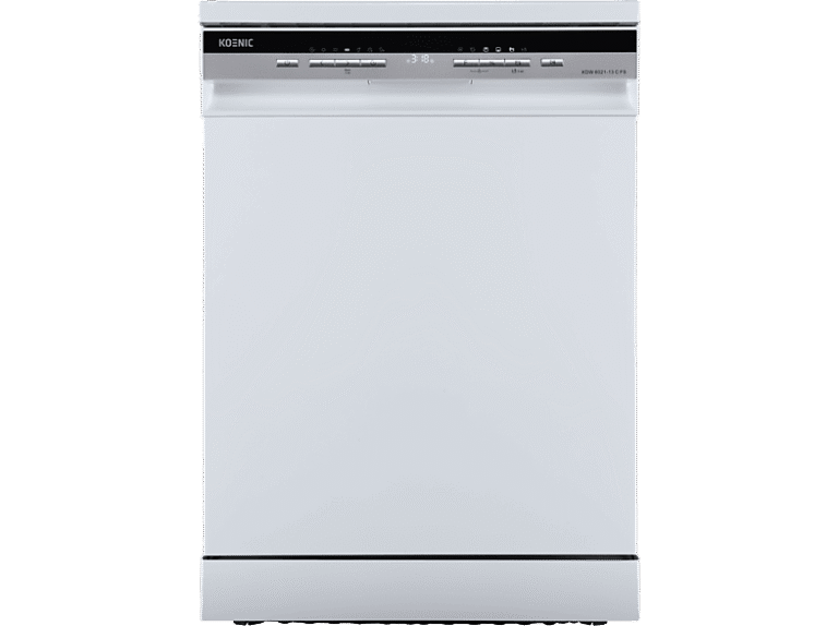 Koenic Lavavajillas - KOENIC KDW 6021-13 C FS, 14 Servicios, 8 Programas, Ancho 59.6 cm, Libre instalación, Blanco