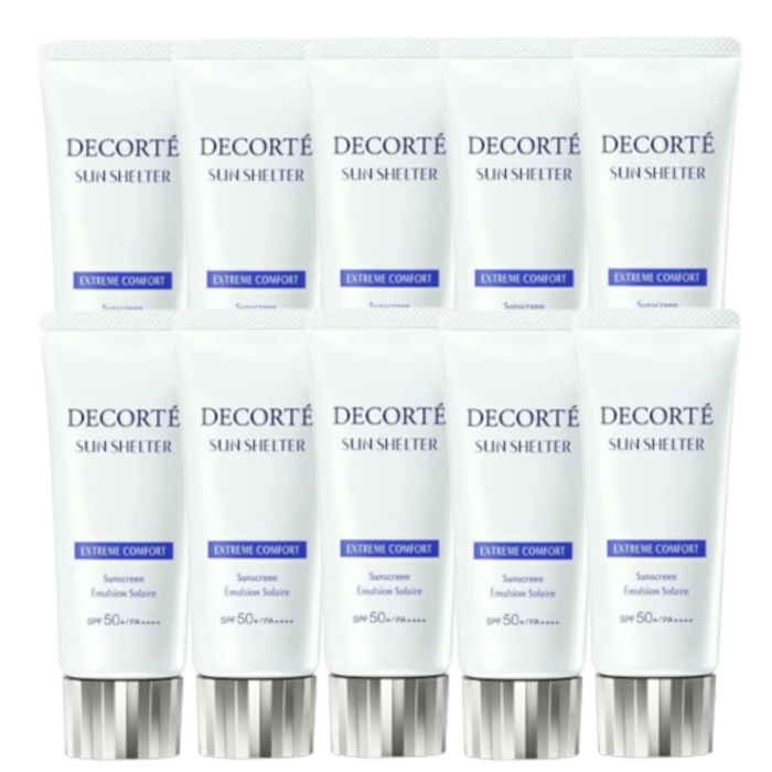 Kose DECORTE - Sun Shelter Extreme Comfort Sunscreen SPF50+ PA++++ - 35g (10ea) Set