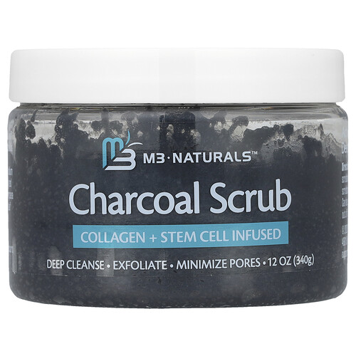 M3 Exfoliante de carbón vegetal, 340 g (12 oz)