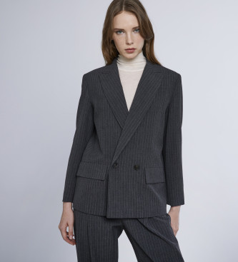 marella para mujer. 2423046151200 americana lama gris , casual, fiesta, clasico, poliester