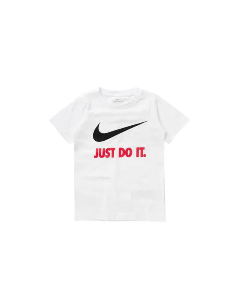 Nike Camiseta Nike Sportswear Swoosh Just Do It infantil White