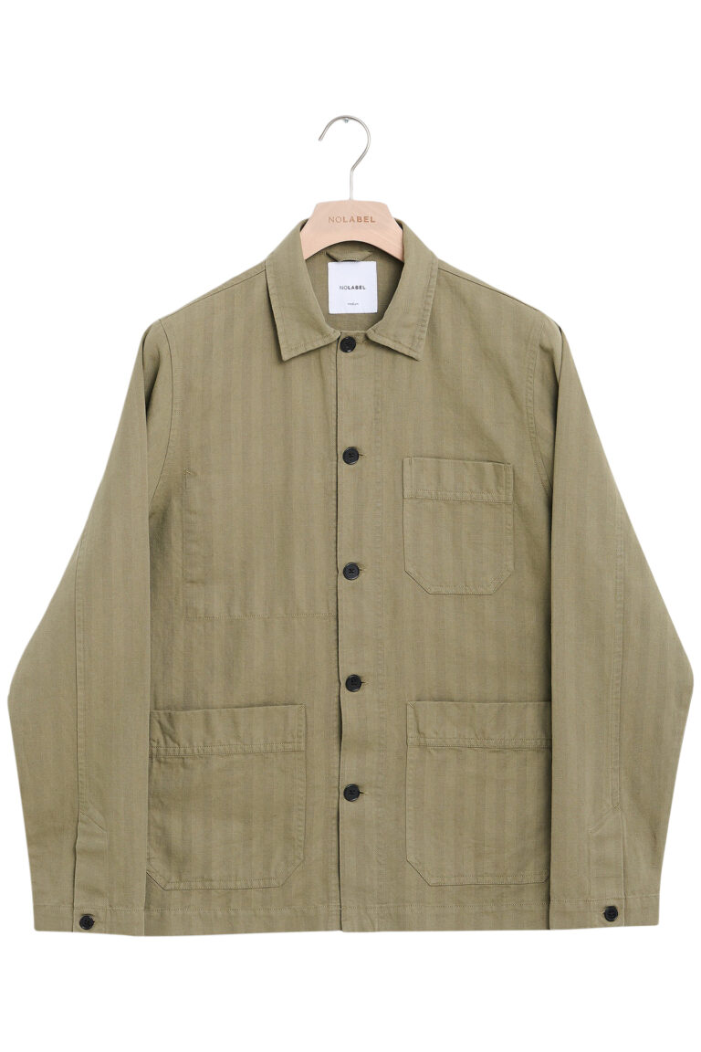 no label madison cotton-linen olive | chaquetas outlet | hombre | verde