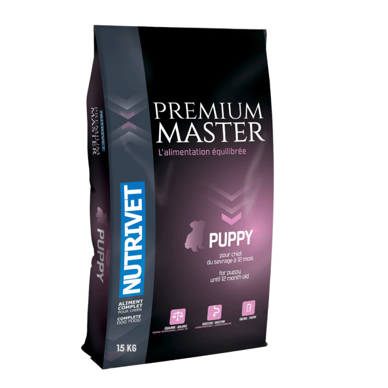 Nutrivet Premium Master Puppy con pollo - 2 x 15 kg - Pack ahorro