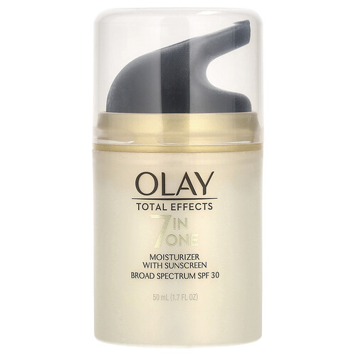 Olay Total Effects, Humectante 7 en 1 con protector solar, FPS 30, 50 ml (1,7 oz. líq.)