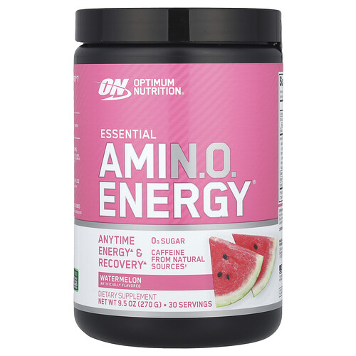 Optimum Nutrition Essential Amin.O. Energy®, Sandía, 270 g (9,5 oz)