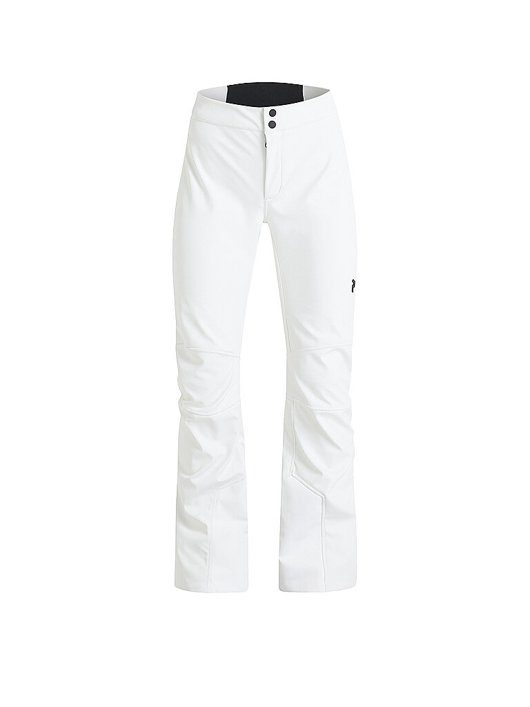 Peak Performance Pantalón de esquí softshell elástico para mujer crema