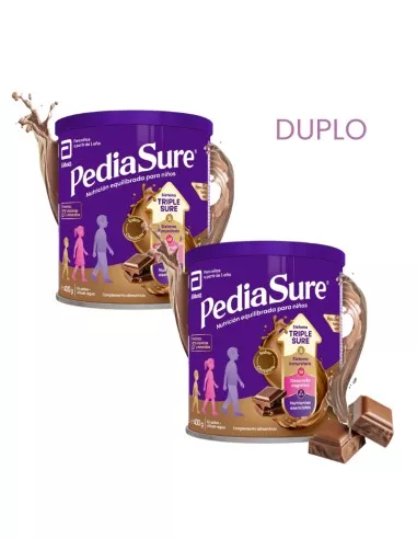 Pediasure Sabor Chocolate Duplo 400 g + 400 g
