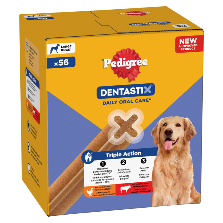 Pedigree Dentastix / Dentastix Fresh 168 uds. - Pack Ahorro - Dentastix para perros grande