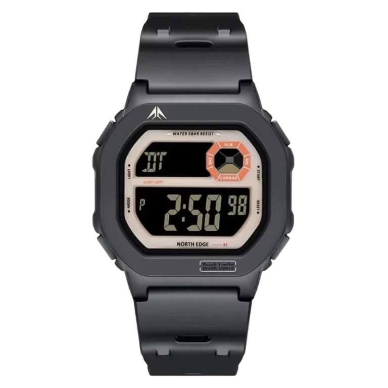 Reloj North Edge X1 Negro/Beige
