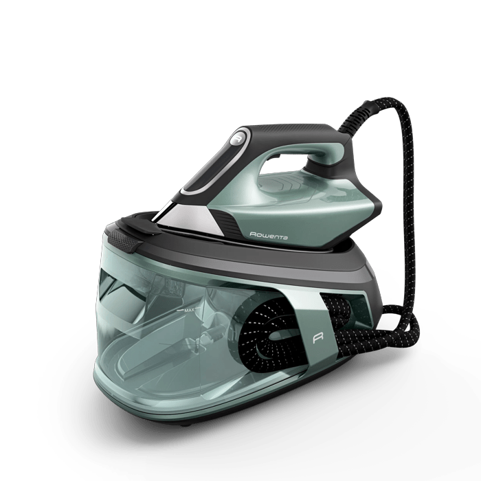 rowenta force pro 500 de rowenta, centro de planchado, golpe de vapor de 600 g/minuto, 8 bares, tecnologia quicksteam, ahorra energia