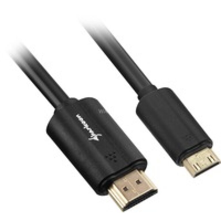 Sharkoon Cable HDMI a HDMI Mini 2.0 4K 2m Negro - Cable HDMI