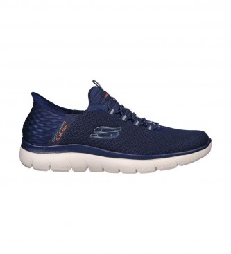 Skechers para hombre. 232457 Zapatillas Slip-ins: Summits - High Range marino (44), Tela, 3 a 5cm, Cordones, Casua